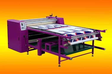 Mesin Tekstil Iklan Kalender 1.6 m Lebar Rotary Roll Panas Tekan Mesin