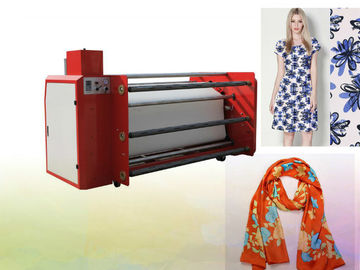 Calander Sublimation Tekstil Panas Tekan Mesin Tiga Fase Untuk Iklan