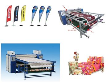 Calander Sublimation Roll Panas Tekan Mesin Untuk Flex Banner / Curtain
