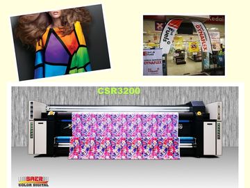Mesin Printer Kain Tinta Pigmen Dual Cmyk Printer Inkjet Printer Resolusi 1800DPI Max