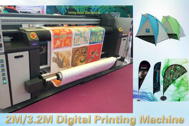 2000mm Width 1800dpi Pigment Ink Fixation Fabric Plotter