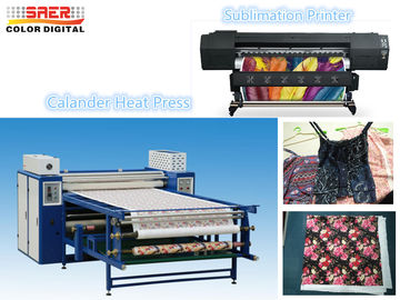 2.5m Roller Style Mesin Kalender Tekstil Pencetakan Sublimasi