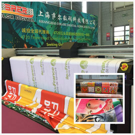 3,2 m Bendera Printer Digital Langsung Spanduk Printer Untuk Memperbaiki Warna Kain / Muncul