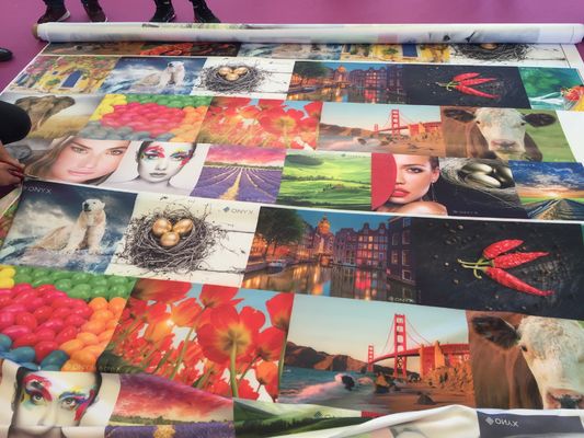 Multicolor Feather Flag Sublimation Printing Machine Pasokan Tinta Berkelanjutan