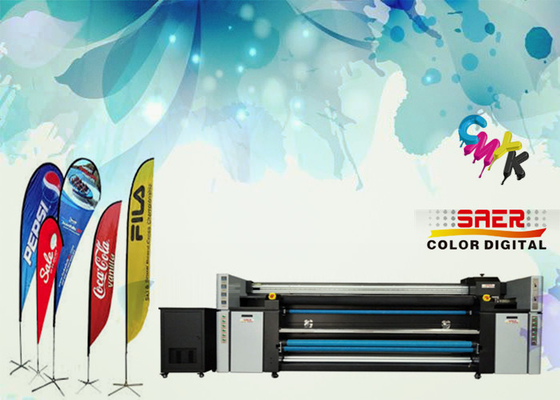 Mesin Cetak Tekstil Kapas Format Besar, Printer Tekstil Langsung CMYK