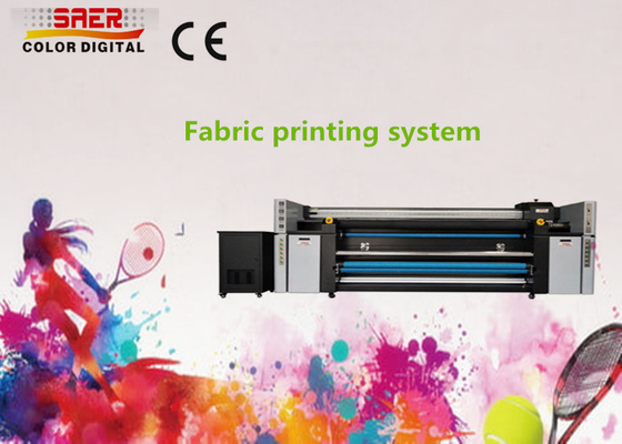 CMYK Printer Tekstil Format Besar Pengumpanan Otomatis 1800dpi