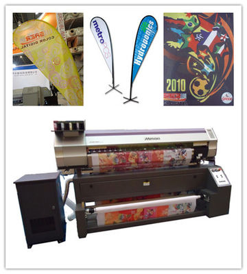 Printer Tekstil Mimaki Digital Indoor Dan Outdoor Untuk Membuat Bendera Bulu Secara Langsung