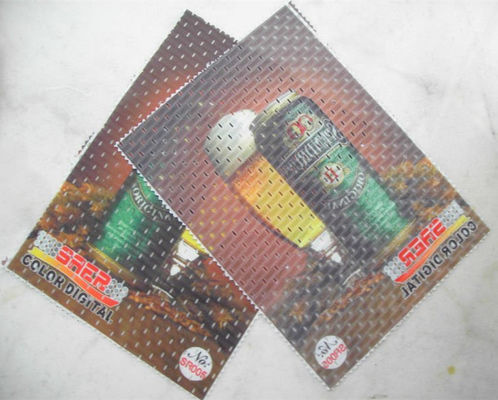 Polyester Hole Warp Rajutan Kain Cetak Kustom Untuk Pakaian Olahraga