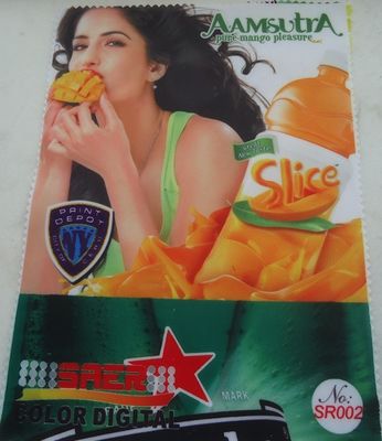 Direct Dye WhiteTextile Sublimasi Satin Digital Printing Fabric Untuk Membuat Bendera