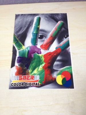 Warp rajutan kain cetak digital untuk spanduk Pantai payung