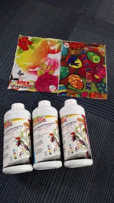 CMYK Direct Print Tekstil Sublimasi Tinta Cetak Untuk Kertas / Kain Sublimasi