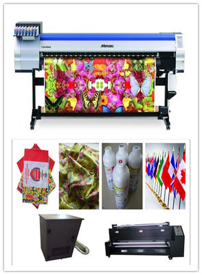 Multicolor Inkjet Mimaki Tekstil Printer Untuk Pencetakan Bendera Spanduk