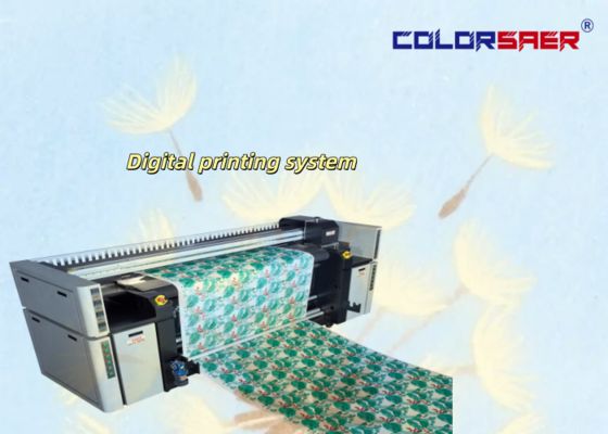 Mesin Cetak Sublimasi Plotter Format Besar 4pcs Kepala I3200 untuk Mesin Cetak Kain Poliester & Katun