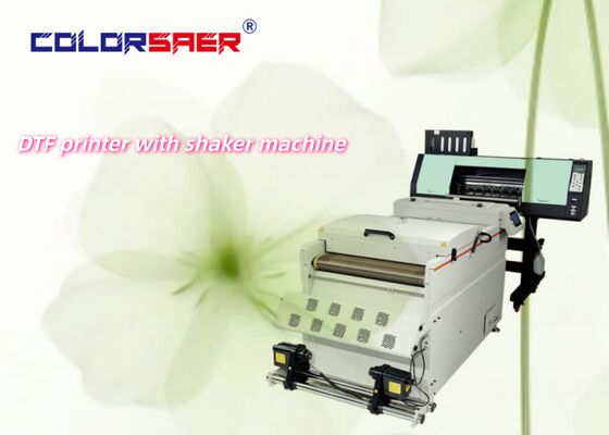 Digital DTF Printer 60cm Ukuran A1 Printer DTF Dengan Mesin Powder Shaker untuk T-shirt