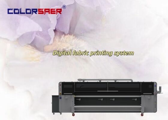 Biaya Efektif SAER COLOR Ukuran Besar Mesin Pencetakan Tekstil Digital Untuk Kain Katun & Polyester