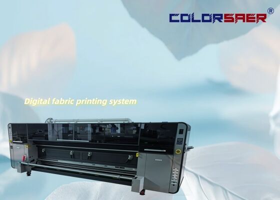 Sistem pencetakan tekstil All-in-one model baru digital dengan 4 atau 8 buah kepala cetak i3200 CMYK atau CMYKGRBK