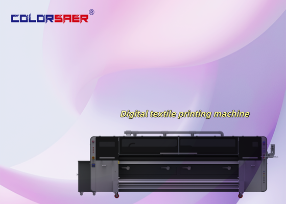 Resolusi Tinggi Model Baru 4pcs KJ4B-QL Printheads Sistem Pencetakan Tekstil Digital Inkjet Fabric Plotter CMYK