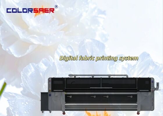 Jaminan seumur hidup Mesin Pencetakan Kain Digital Pabrik Jual Langsung Printer Tekstil Presisi Tinggi untuk Bahan Katun & Poliester