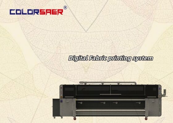 Produsen SAER Kelas Industri Sistem Pencetakan Tekstil Inkjet Plotter Kain Berkecepatan Tinggi untuk Bahan Poliester & Katun