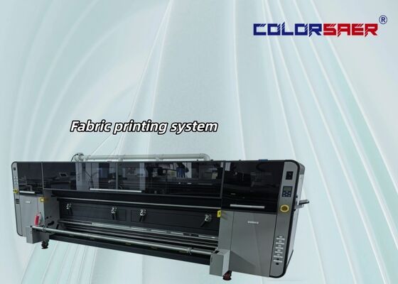 Printer Tekstil Tinta Model Baru Inovatif SAER 3200mm Dengan Pemanas Inframerah Jauh Sistem All-in-one Dengan Print Head KJ4B-QL