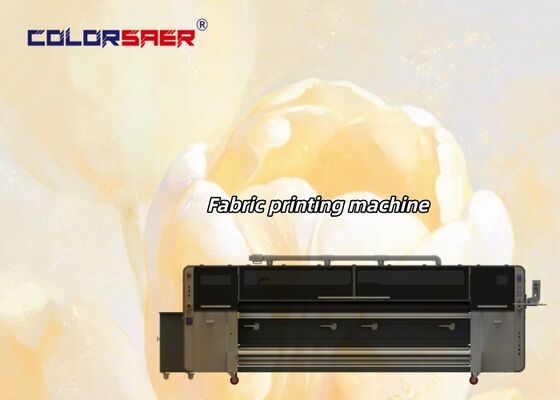 Mesin Cetak Bendera Sisi Tunggal Terlaris dengan 4pcs Printhead i3200 Mesin Cetak Spanduk Bendera Sublimasi Kecepatan Tinggi