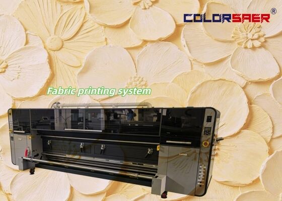 Mesin Sublimasi Ukuran Besar Produktifitas Tinggi Plus Printer 4pcs atau 8pcs I3200A1 Printer Tekstil Dengan Pigmen & Tinta Sublimasi