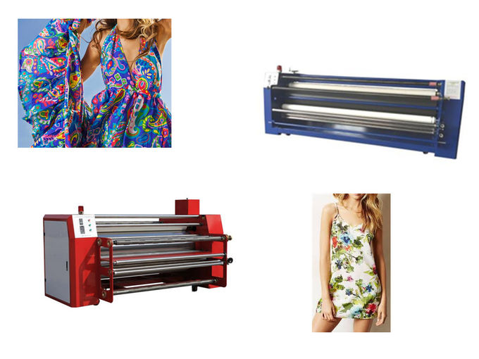 Mesin Tekstil Industri Kalender Mesin Heat Press Printing Rotary CE 0