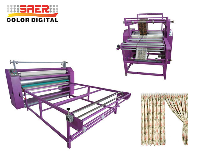 Mesin Kalender Tekstil Pencetakan Transfer 1600mm Rotary 3